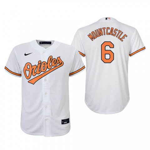 Youth Ryan Mountcastle Baltimore Orioles Replica Orange Alternate  Cooperstown Collection Jersey