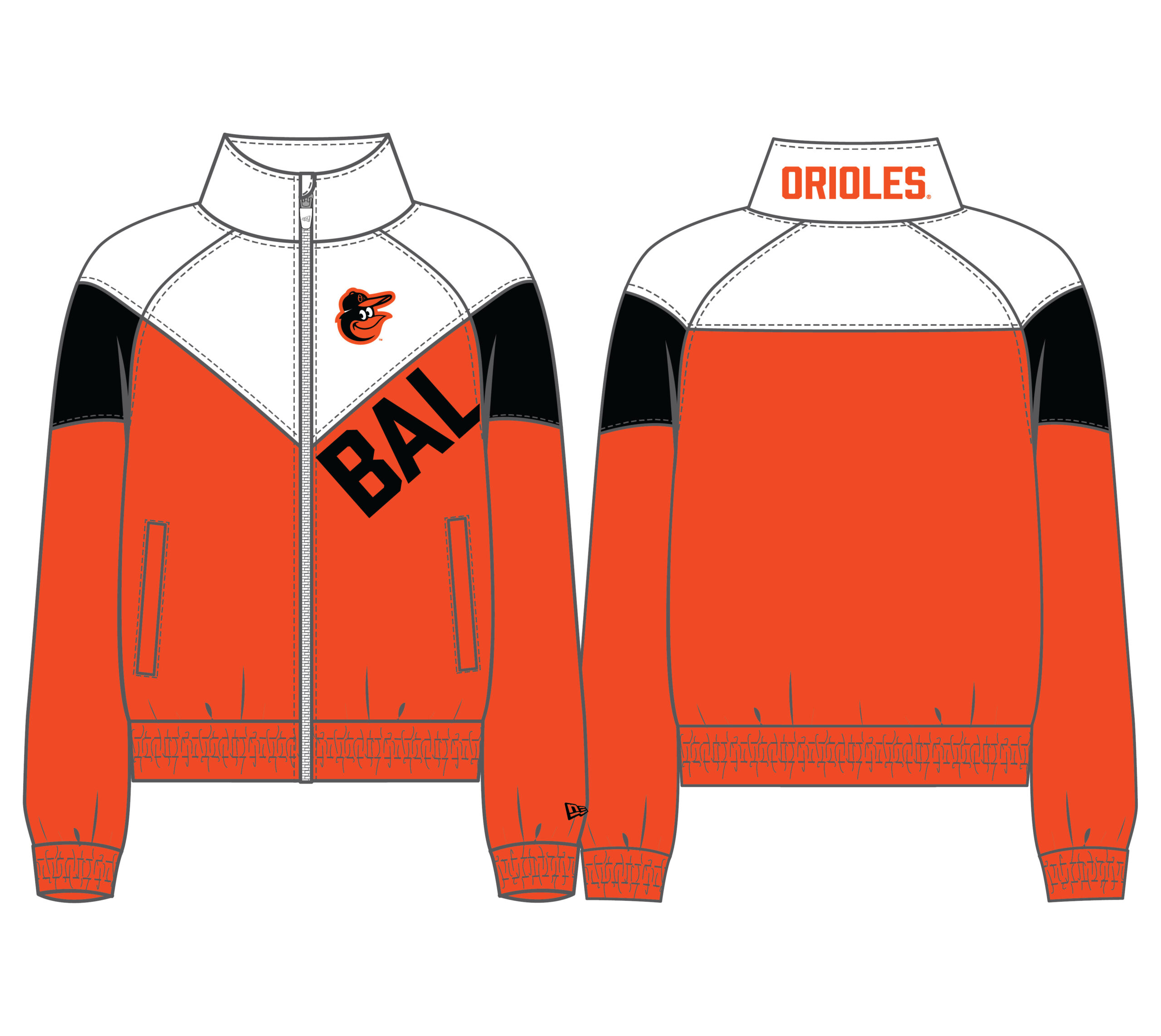 Baltimore Orioles Ladies Windbreaker 2025 - Image 3